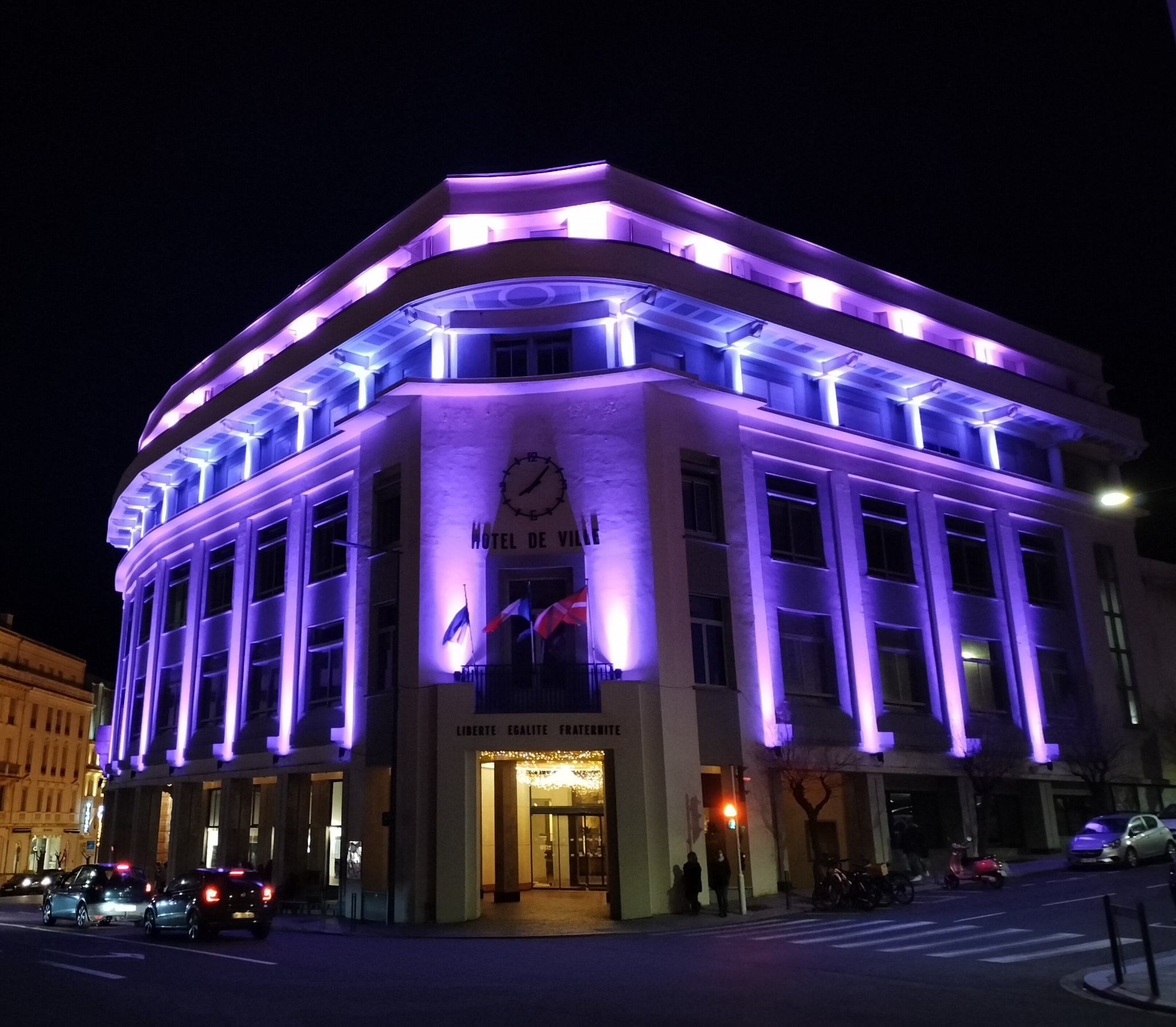 Biarritz, Biarritz en lumières 2021, Hôtel de ville