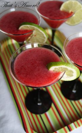 Cocktail aux framboises – Cocktail ai lamponi recettes Délice glacé, framboises et spéculoos Dessert gelato, lamponi e speculoos