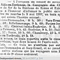 Vendredi 03 Mai 1907 Conseil de révision à Ville-en-<b>Tardenois</b> 