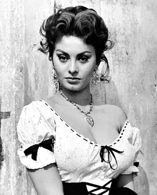 Sophia Loren actrice italienne 1 re s rie de photos Un Monde