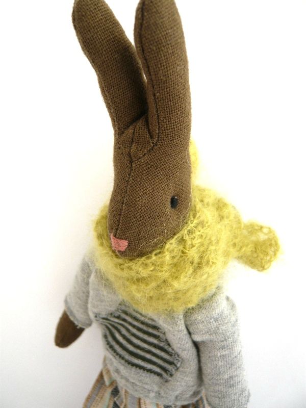 echarpe pour poupee lapin souris maileg