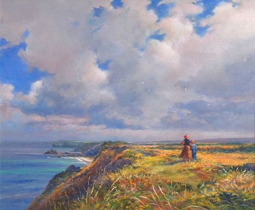 Late Summer, North Cliffs, Cornwall -Ted Dyer