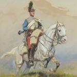 Detaille, hussard au galop 1911