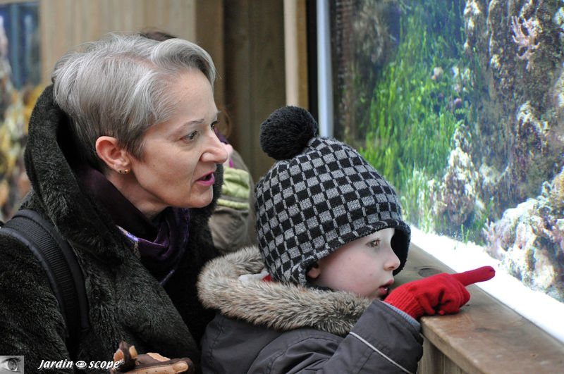Lilian et sa Mamie au Zoo de Beauval (Janv. 2011)