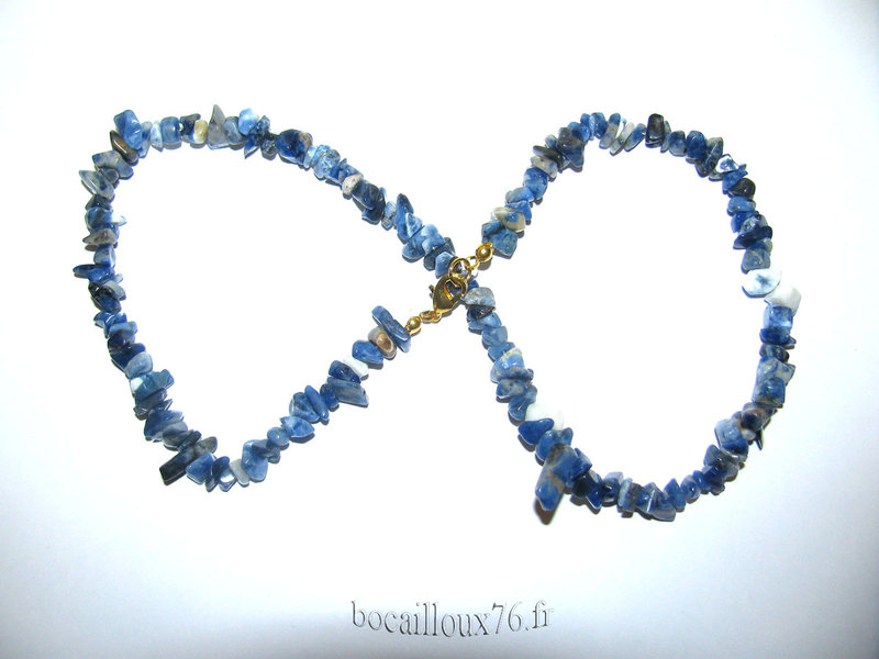 Collier SODALITE 12 Chips (3)