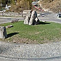 Rond-point à Césane (Italie)