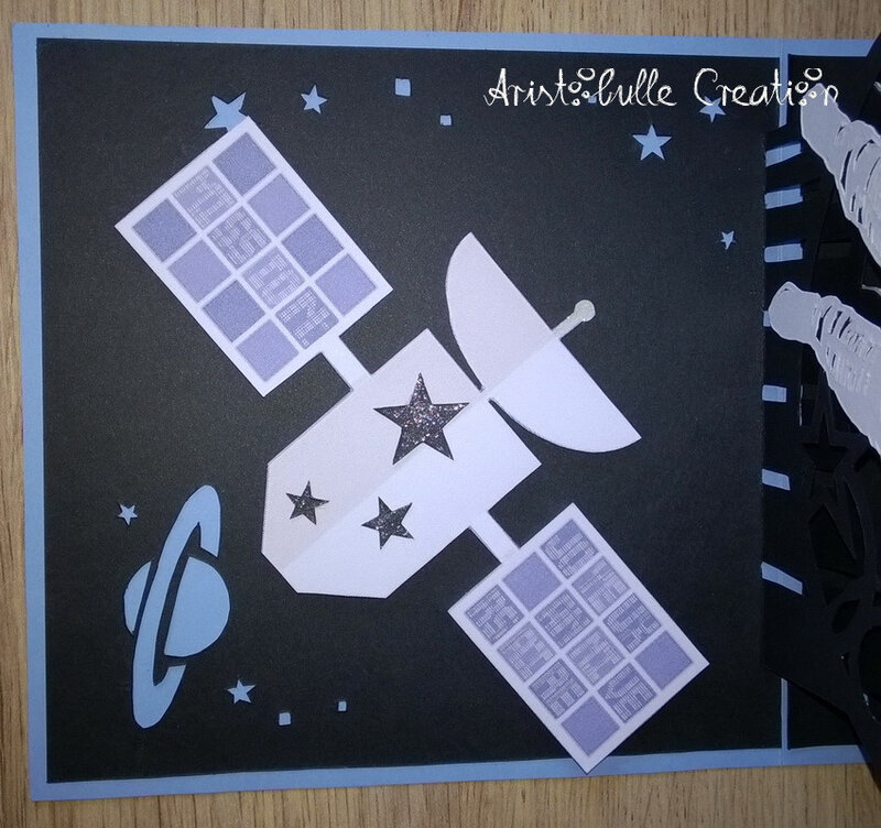 Carte espace - détail satellite