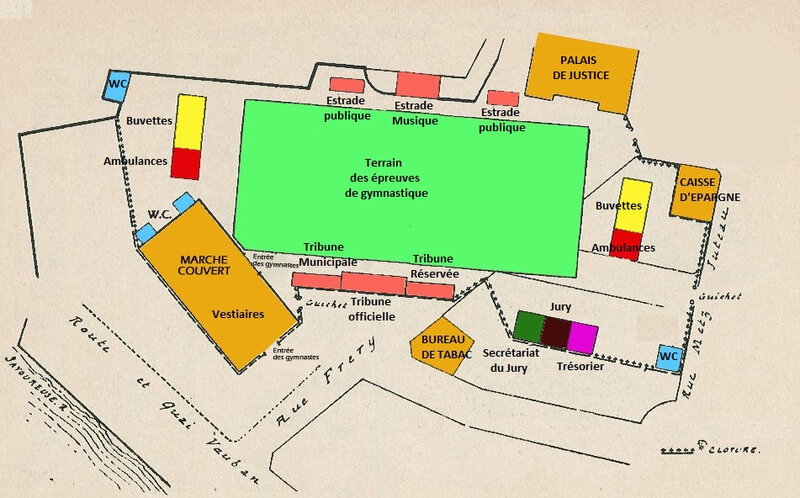Concours 1910 Plan Terrain équpé JM3