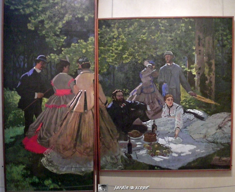 Le déjeuner sur l'herbe Claude Monet