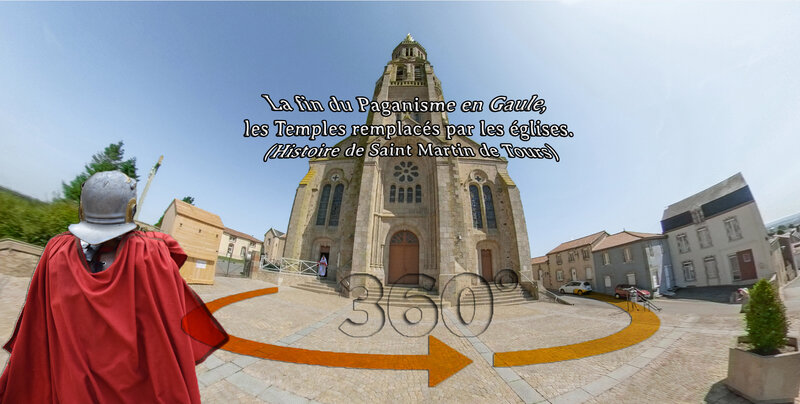 La fin du Paganisme en Gaule, les Temples remplacés par les églises - Saint-Michel-Mont-Mercure