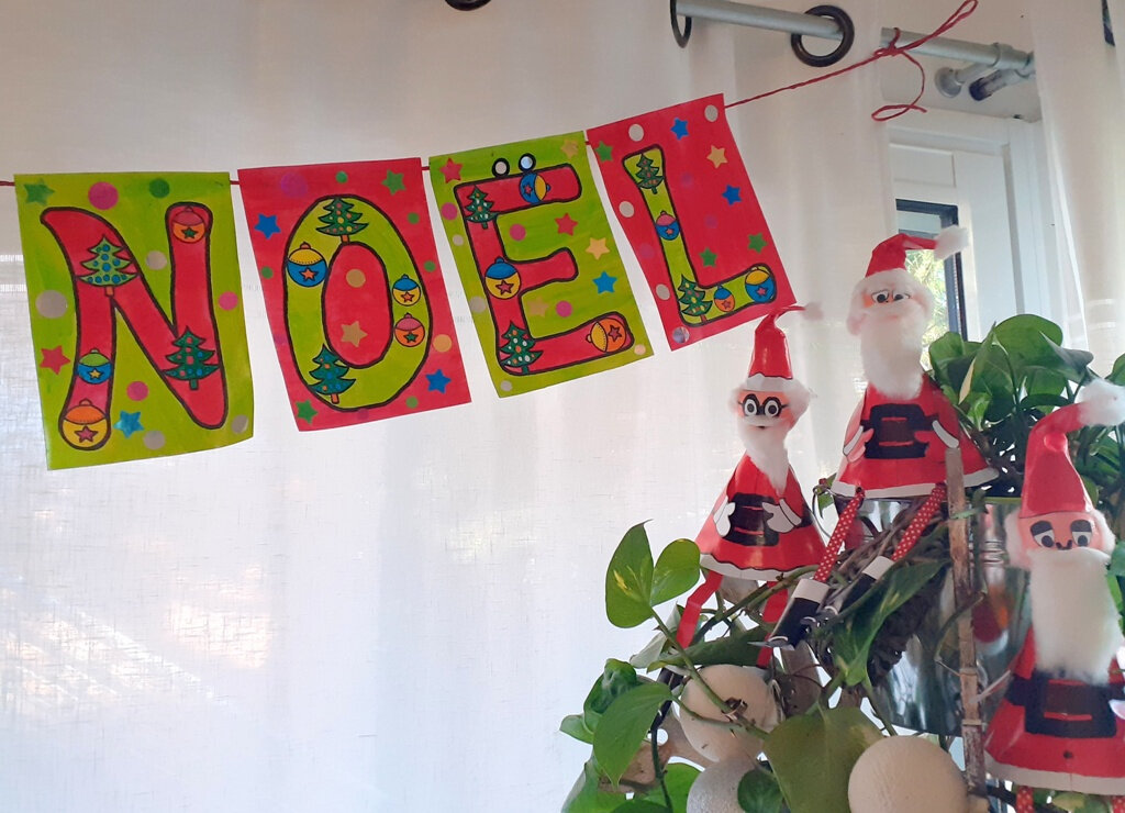 Banderole JOYEUX NOËL Le tour de mes idées