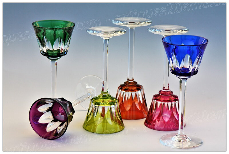 Verres Roemer en cristal Baccarat modèle Caracas, Baccarat Roemer glasses