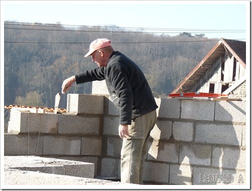 Le maçon en plein boum !