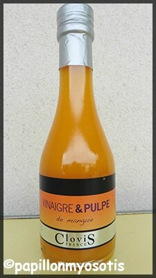 Vinaigre à la pulpe de mangue