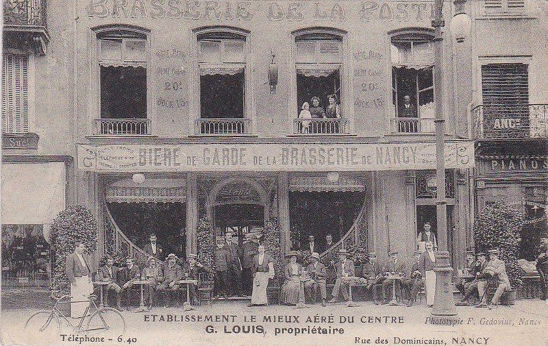 CPA Nancy Brasserie de la Poste