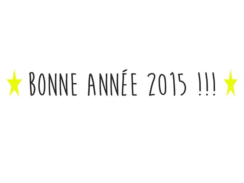 Bonne année 2015