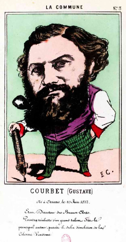 Caricature Courbet