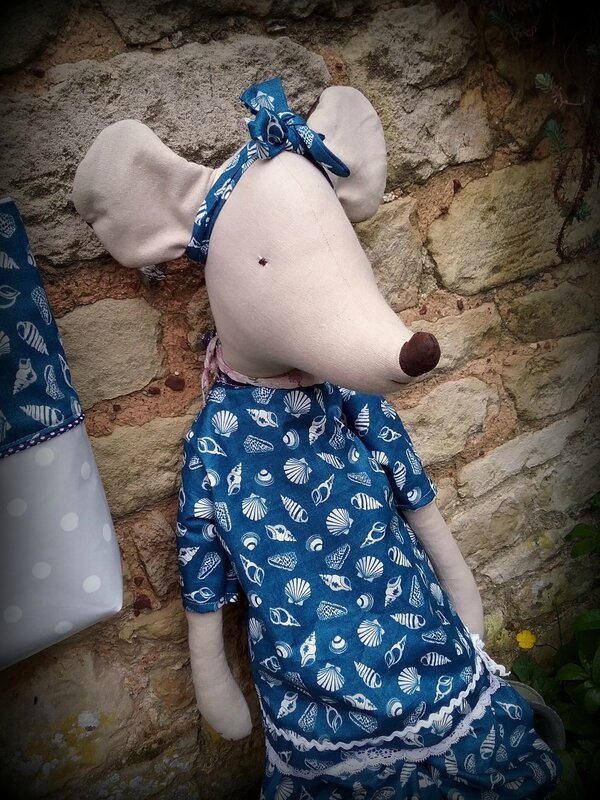 souris Maileg bord de mer