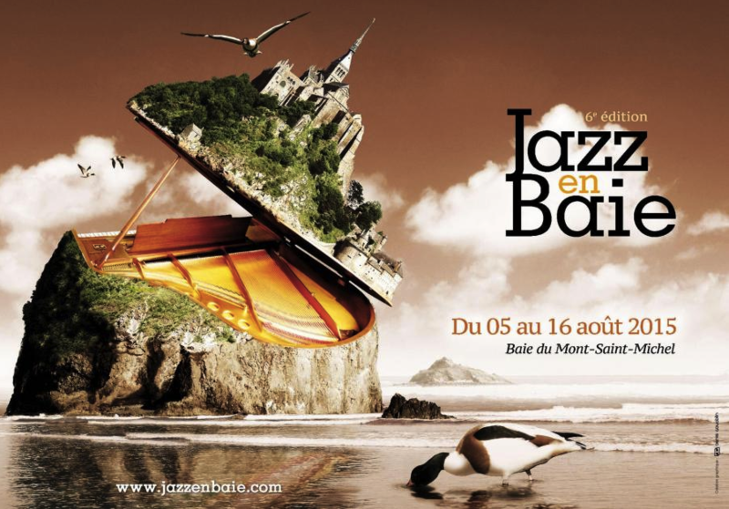 festival Jazz en Baie 2015 affiche logo Manche Normandie