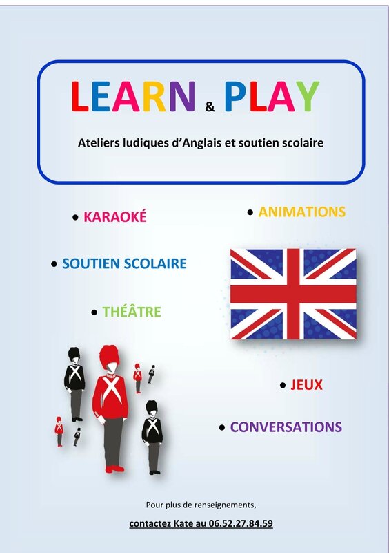 affiche learn and play