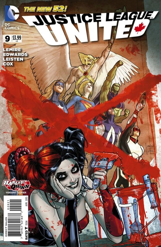justice league united 9 harley variant