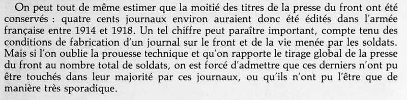 Journal de tranchées durée4