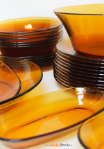 SERVICE-VAISSELLE-Verre-DURALEX-6-muluBrok-Vintage