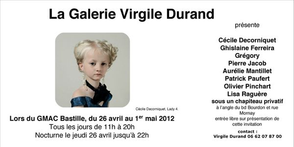 Galerie Virgile Durand - GMAC Bastille 2012