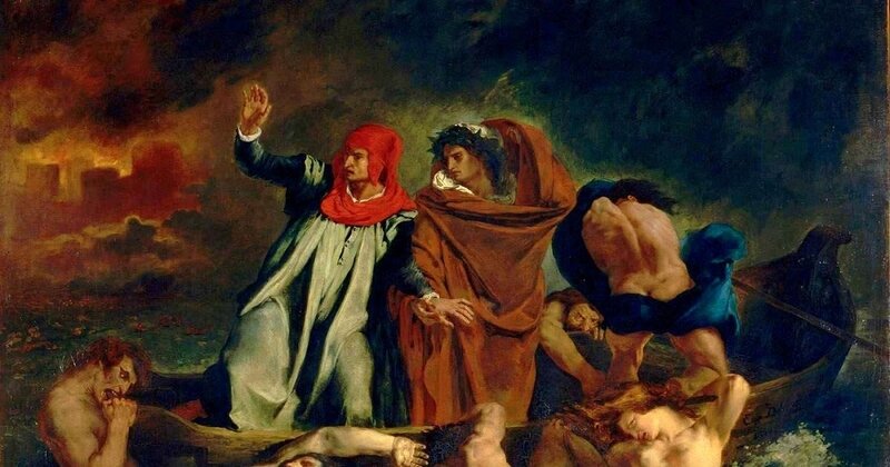 DelacroixVirgile et Dante aux Enfers