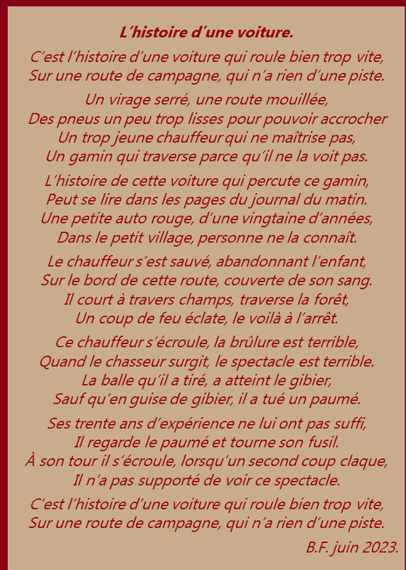 L'histoire d'une voiture m35