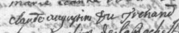 CHARLES AUGUSTIN SIGNATURE