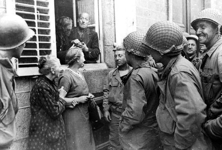 Avranches WWII GI's 1944