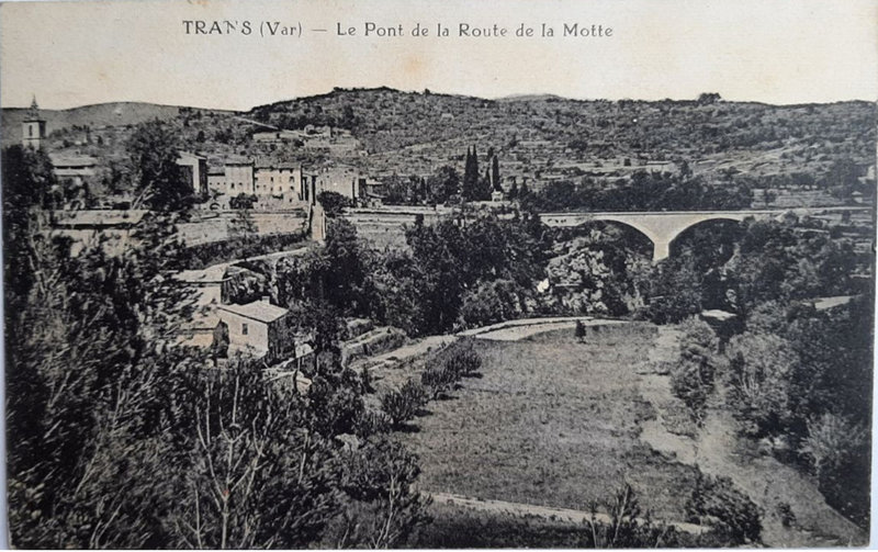 Le pont de la route de La Motte