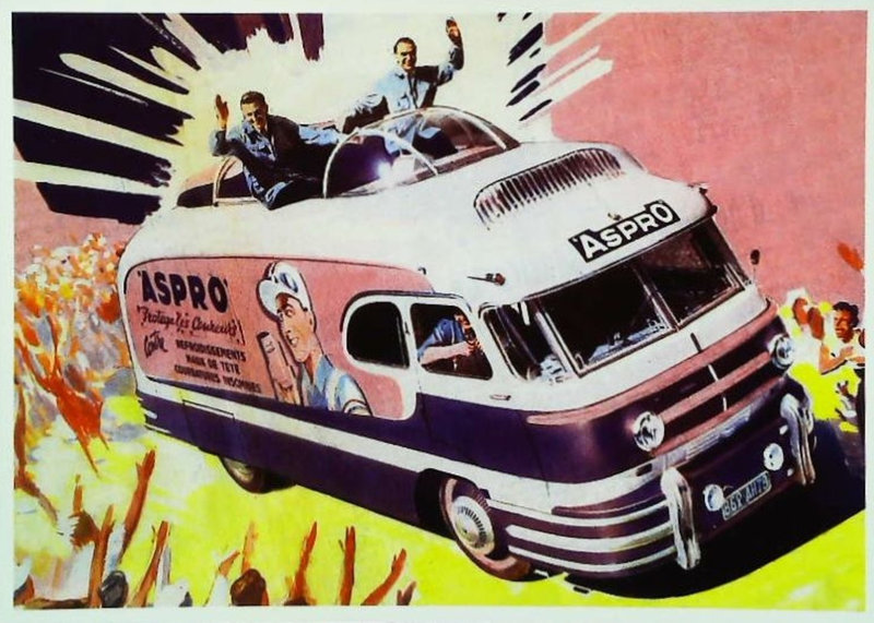 CPM Caravane publicitaire Aspro
