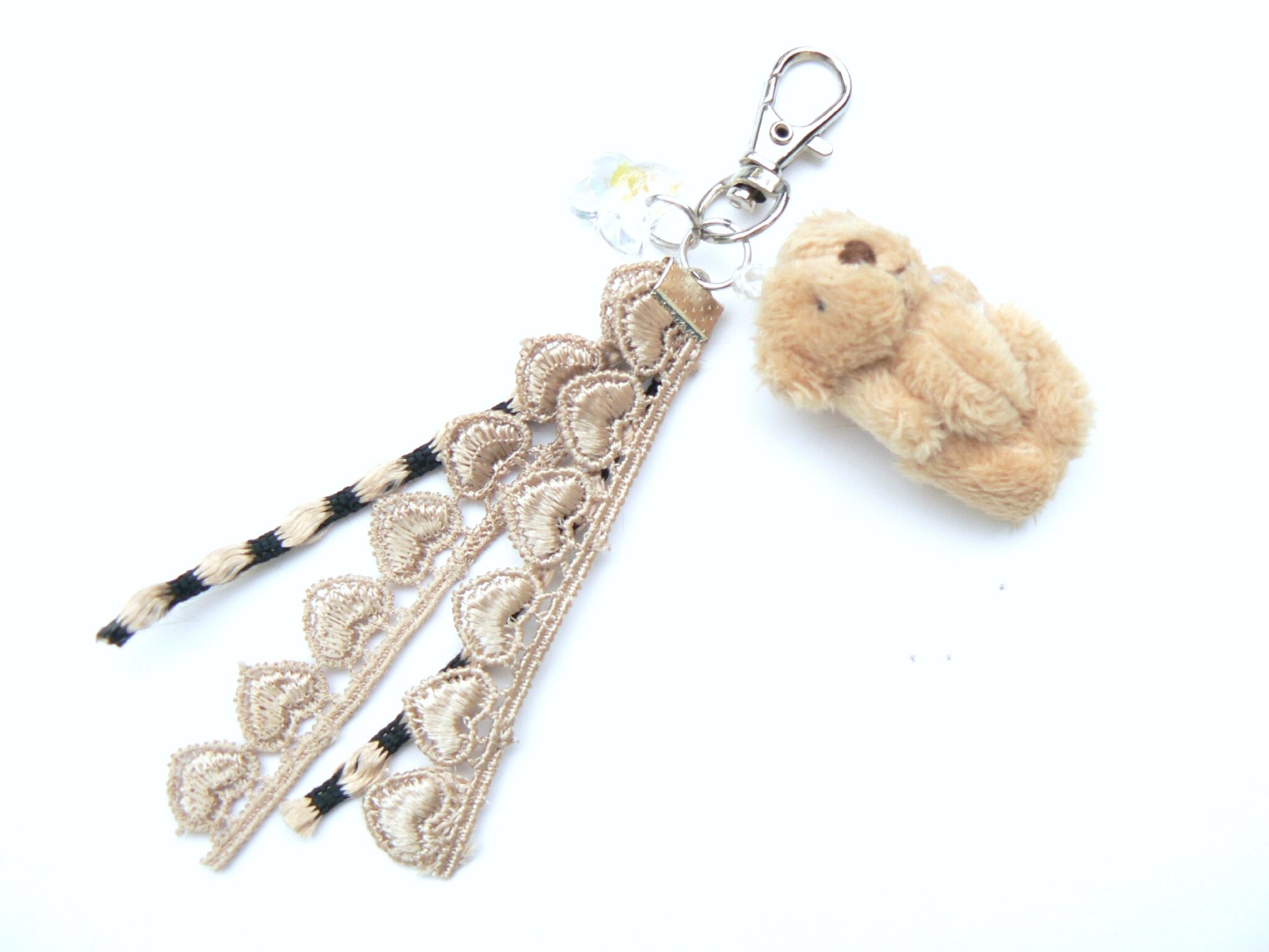 PORTE-CLES-MINI-OURSON-BRUN