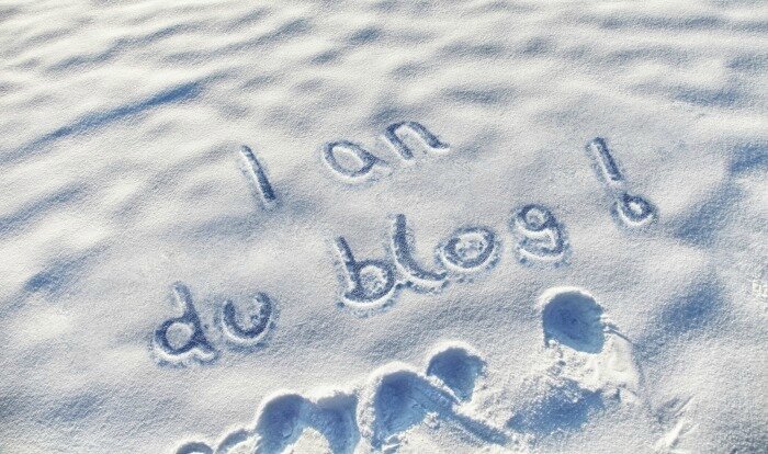 1 ans du blog dans la neige