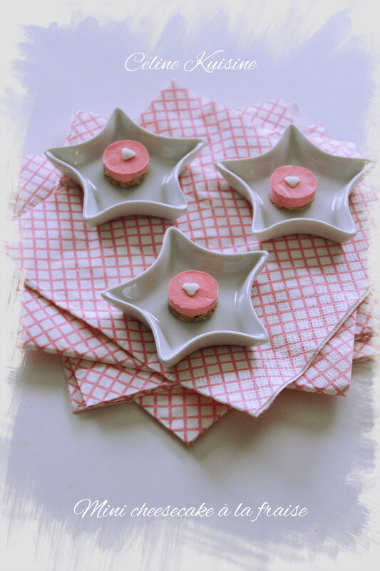 mini cheesecake à la fraise 3