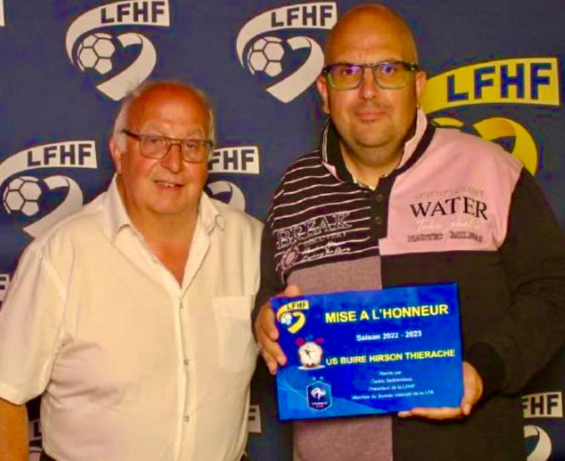 US BHT LIGUE HAUTS DE FRANCE DISTINCTION HIRSON 2023 Laurent Courtois Christian Poidevin