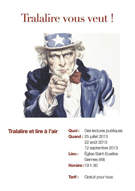 Annonce Tralalire été 2013