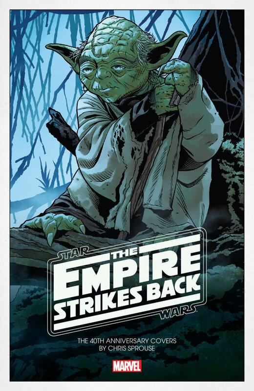 star wars the empire strikes back 40th anniversary covers by chris sprouse