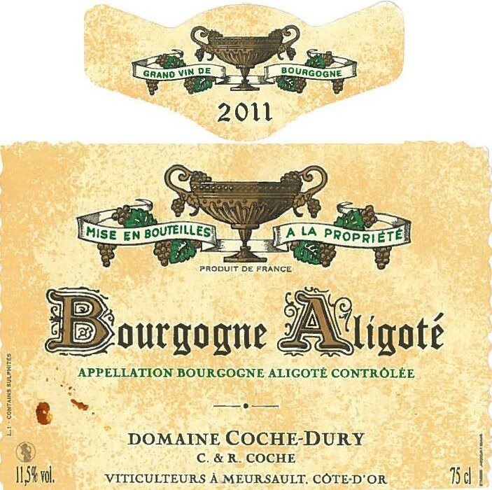 B5 Bourgogne aligoté-Dom Coche Dury_2011