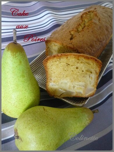 cake aux poires de sophie dudemaine 01