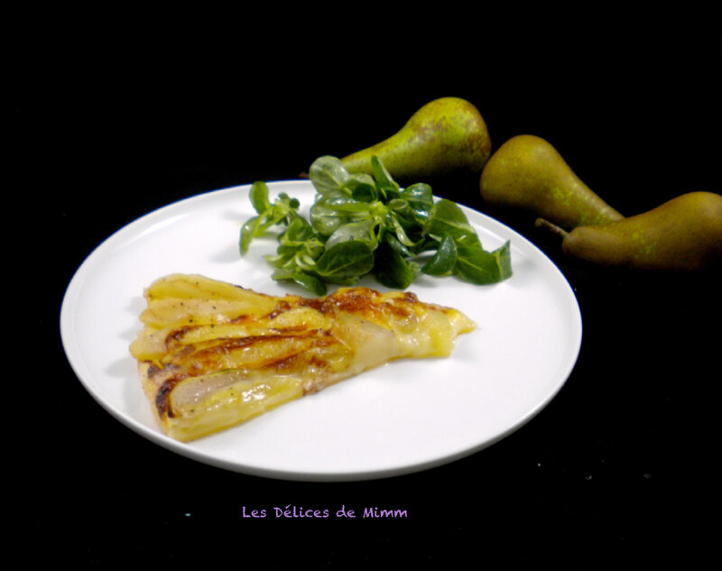 Tarte feuilletée aux poires et au Maroilles 5