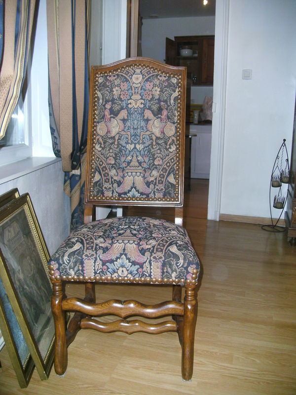 6 chaises os de mouton Antiquites Brocantes Lazzarini