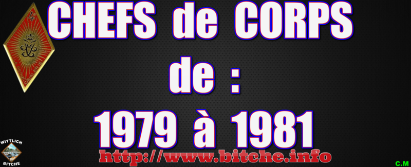 CHEFS de CORPS de 1979