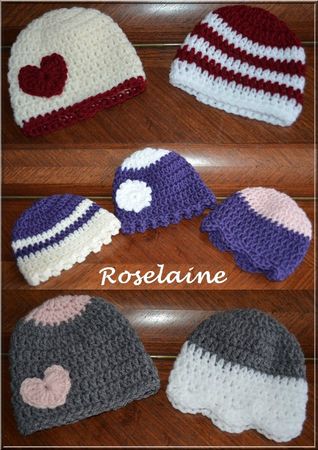 Roselaine93 Bonnets prématurés