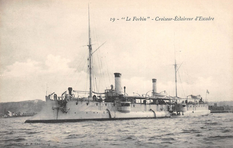 CPA Croiseur Forbin