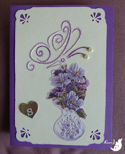 carte brodee papillon 2