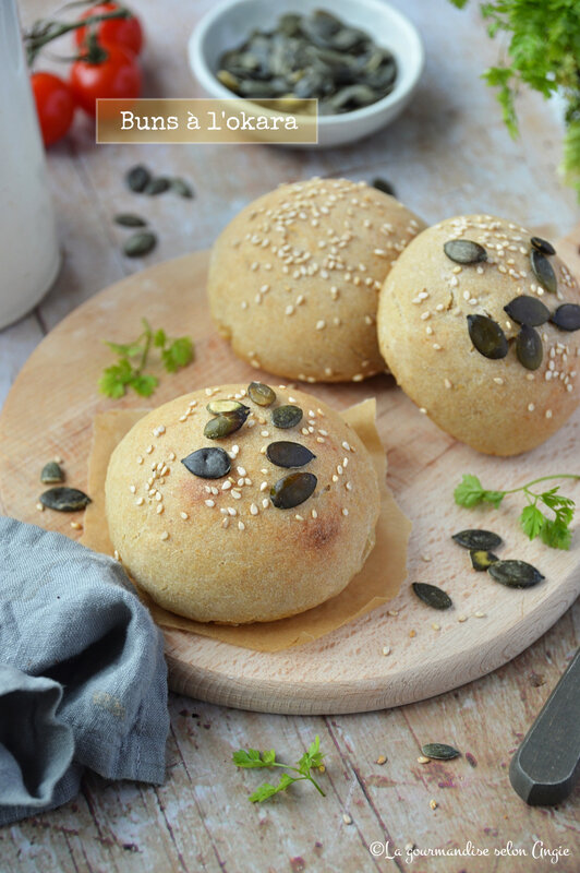 buns okara vegan petit pain complet