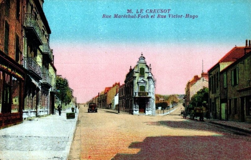 1920-02-11 - le Cleusot rue maréchal foch